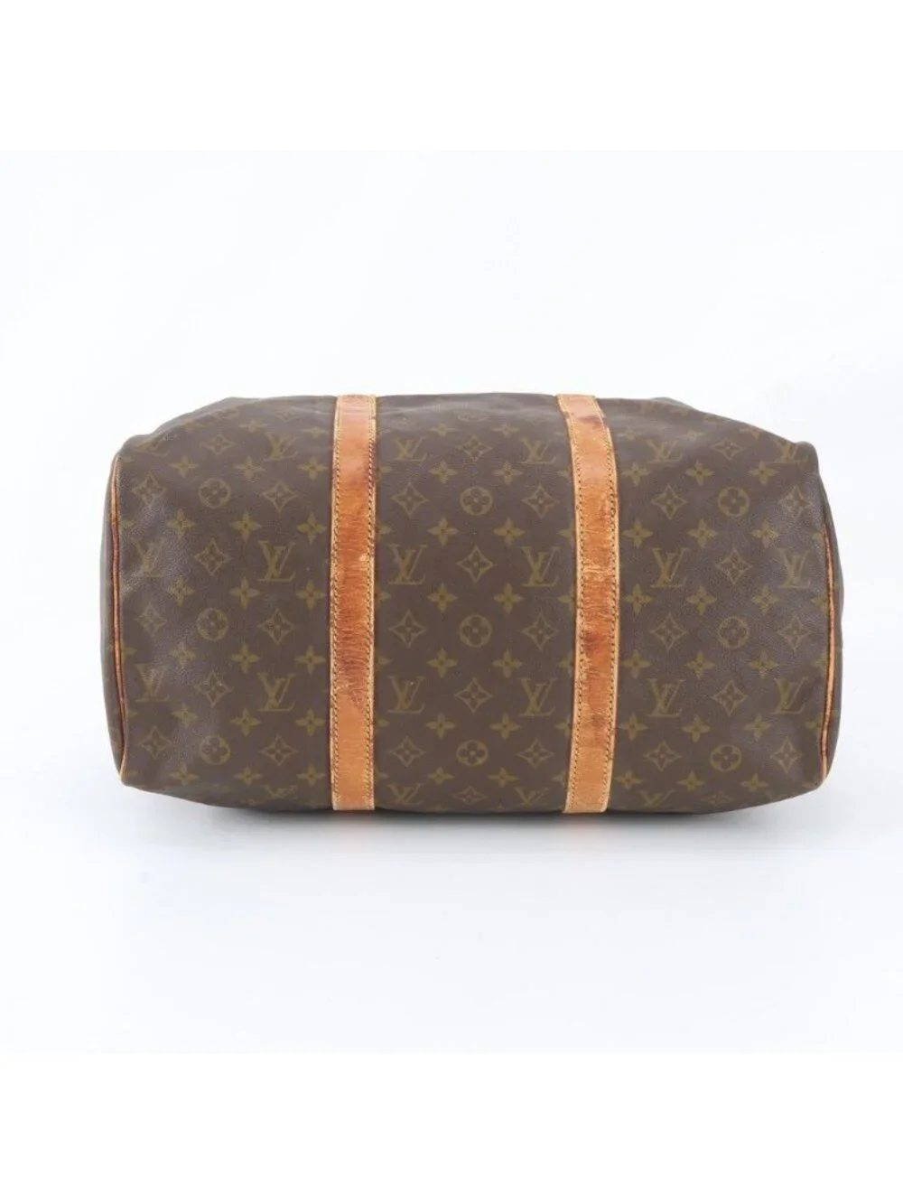 Louis Vuitton Monogram Sac Suple 45 Leather Boston Bag Tote